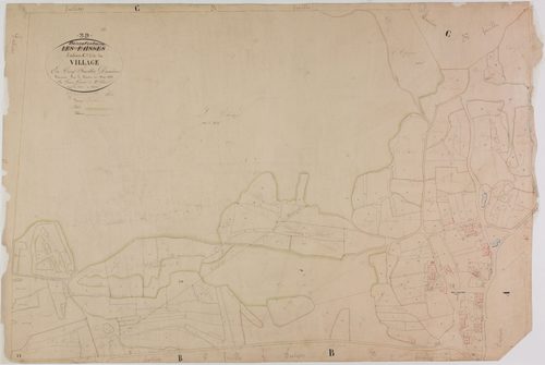 Bonnefontaine, section C, le VIllage, feuille 2.