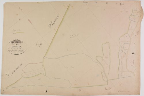 Bonnefontaine, section A, Fuatelet, feuille 3.