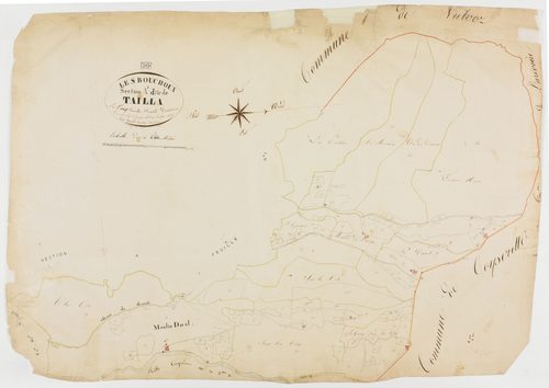 Bouchoux (Les), section A, Tailla, feuille 2.géomètre : Guyard