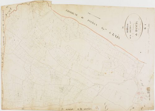 Bourcia, section G, feuille 1.géomètre : Billet