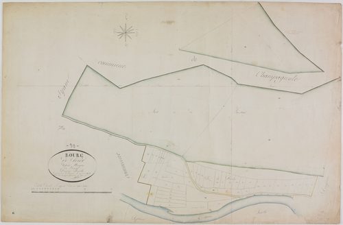Bourg de Sirod, section unique, feuille 6.