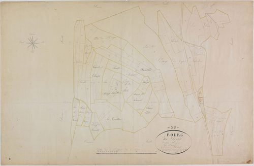 Bourg de Sirod, section unique, feuille 2.