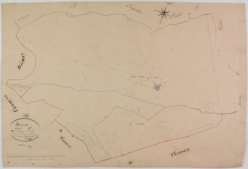 Bracon, section B, Cavaroz, feuille 6.