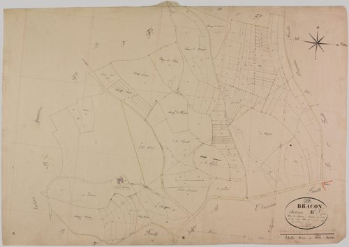 Bracon, section B, Cavaroz, feuille 2.