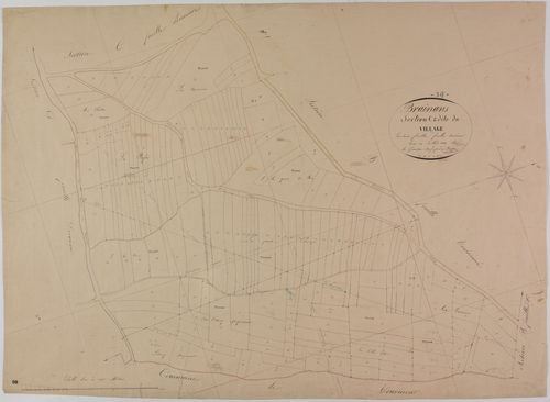 Brainans, section C, le Village, feuille 2.