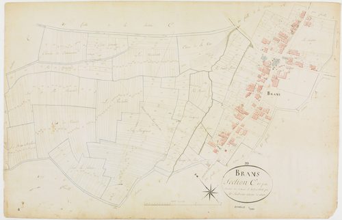 Brans, section C, feuille 1.géomètre : Sauldubois