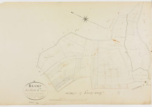 Brans, section C, feuille 4.géomètre : Sauldubois