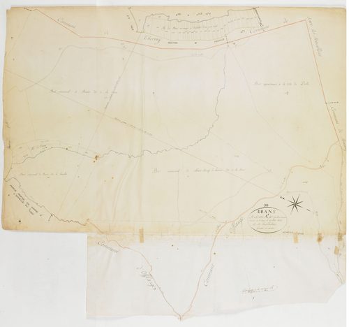 Brans, section A, feuille 4.géomètre : Sauldubois