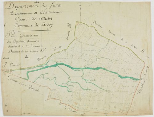 Bréry, section B, feuille 3 [1808]géomètre : [Lebeaud]
