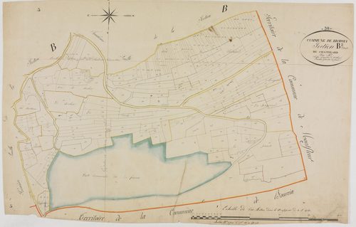 Broissia, section B, Chatelard, feuille 2.géomètre : Félix et Jannin