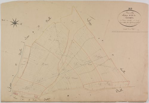 Buvilly, section C, Vanneux, feuille 1.