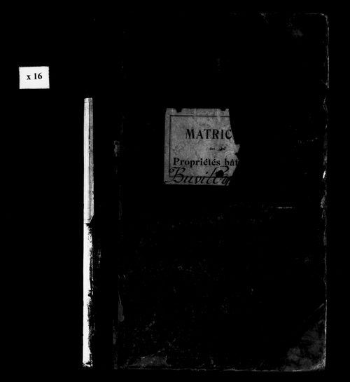 Matrice des propriétés bâties.