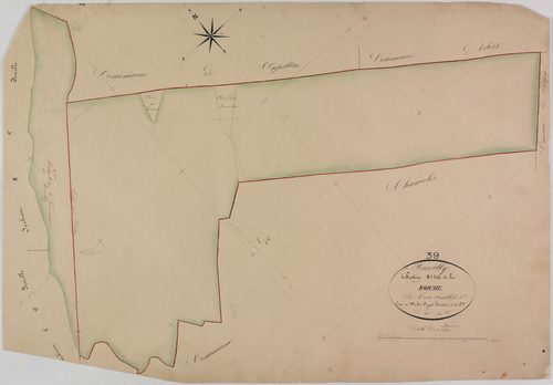 Buvilly, section B, la Boiche, feuille 3.