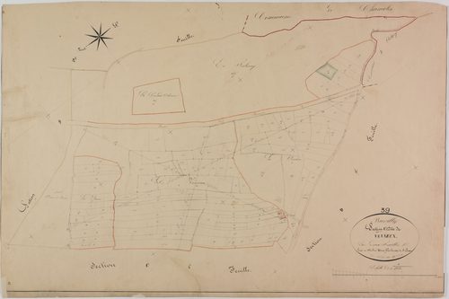 Buvilly, section C, Vanneux, feuille 2.