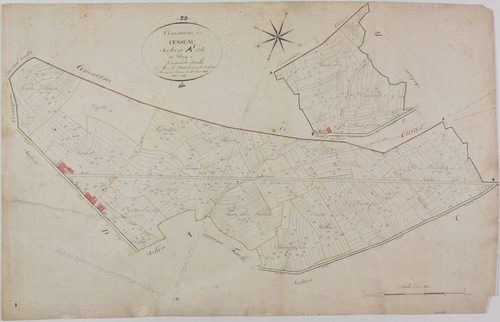 Censeau, section A, le Village, feuille 1.