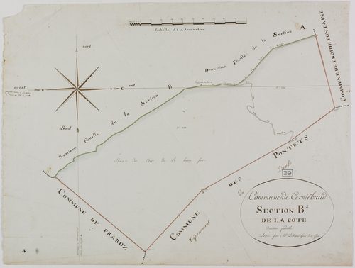 Cerniébaud, section B, la Côte, feuille 2.
