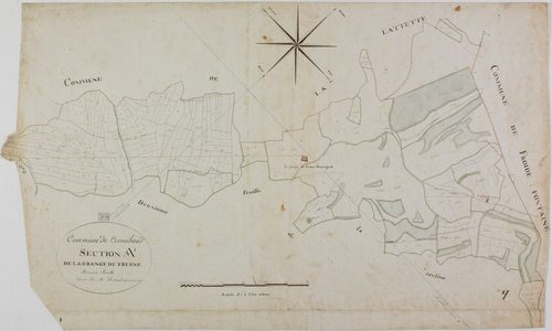 Cerniébaud, section A, la Grande du Frêne, feuille 1.