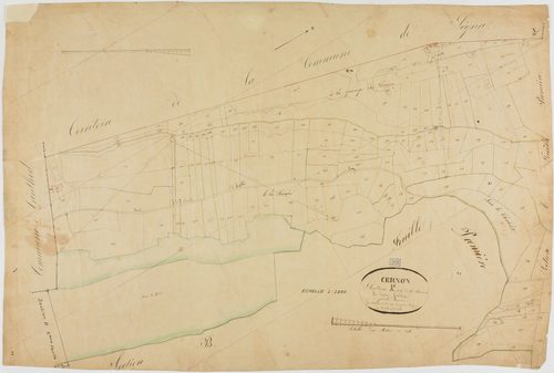 Cernon, section A, la Prairie, feuille 2.géomètre : [Guyard ou Chaunet ?]