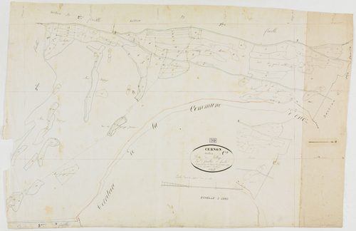 Cernon, section C, le Village, feuille 2.géomètre : Paget ; échelle