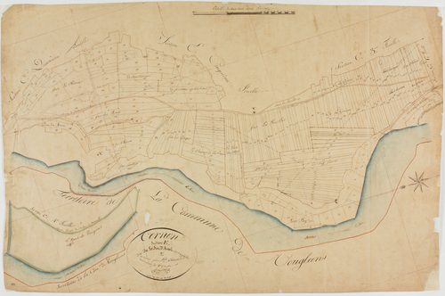 Cernon, section E, la Fin d'Aval, feuille 2.géomètre : F. Chaunet fils
