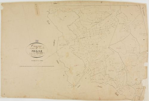 Cernon, section C, le Village, feuille 4.géomètre : [Guyard ou Chaunet ?]