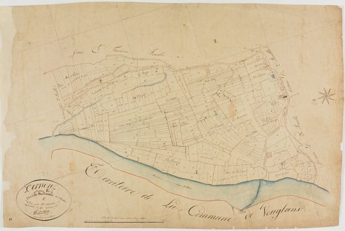 Cernon, section E, la Fin d'Aval, feuille 1.géomètre : F. Chaunet fils