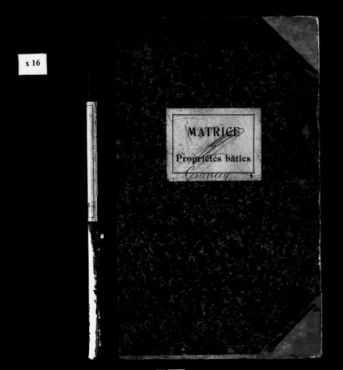 Matrice des propriétés bâties.