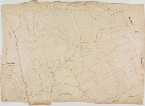 Cesancey, section C, le Couchant, feuille 2.géomètre : Olivier cadet