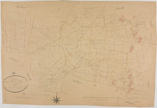 Cézia, section A, le Village, feuille 2.géomètre : Paget