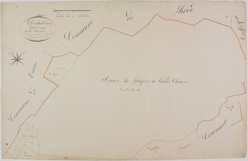 Chalesmes (Les), section unique, feuille 11.