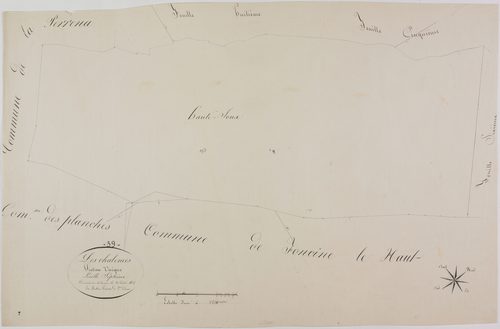 Chalesmes (Les), section unique, feuille 7.