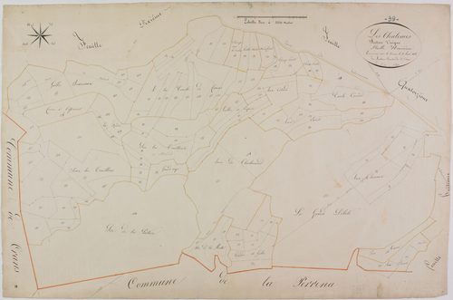 Chalesmes (Les), section unique, feuille 9.
