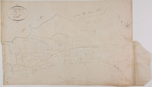 Chambéria, section A, Sancia, feuille 6.géomètre : Chaunet François