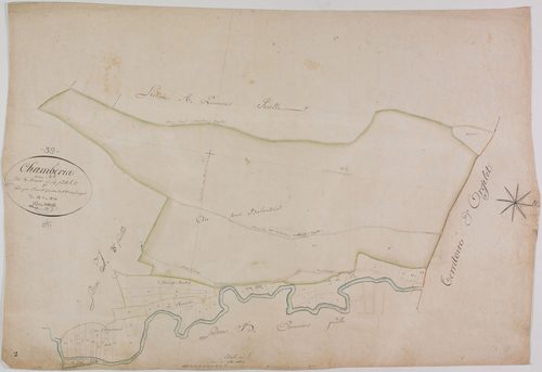 Chambéria, section A, Sancia, feuille 2.géomètre : Chaunet François