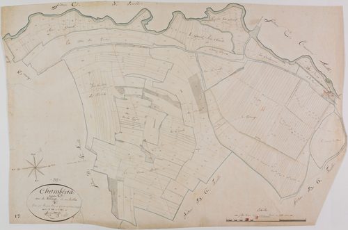 Chambéria, section C, le Village, feuille 4.géomètre : Chaunet François