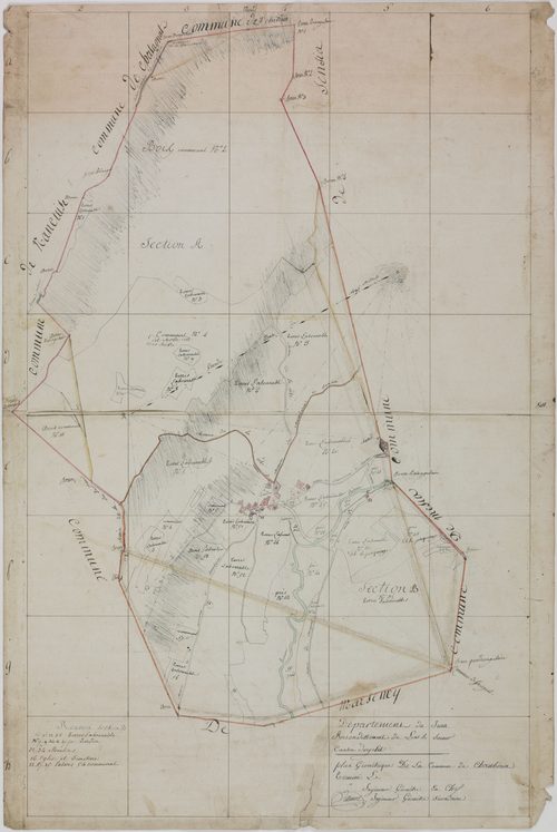 Chambéria, à l'encre, par Villemot, 55 cm x 82 cm. s.d. [1804-1807]