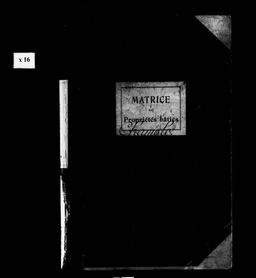 Matrice des propriétés bâties.