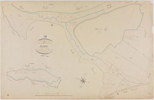 Champagney, section C, la Prairie, feuille 6.géomètre : Parent