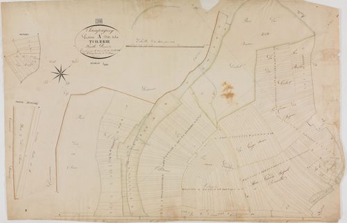 Champagney, section A, la Tuilerie, feuille 1.géomètre : Godefin
