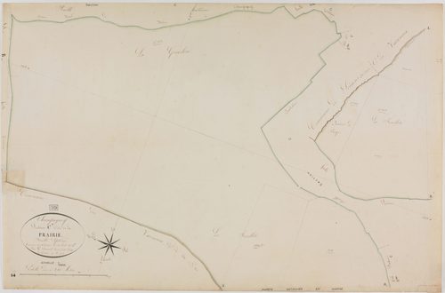 Champagney, section C, la Prairie, feuille 7.géomètre : Parent