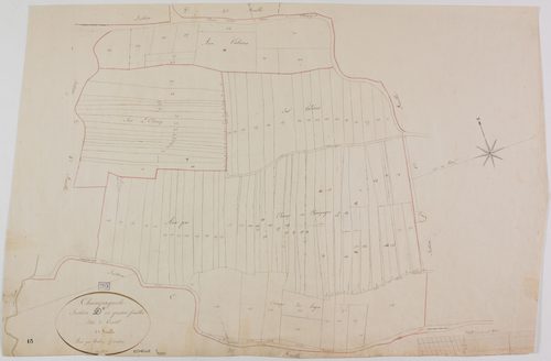 Champagnole, section D, Curtil, feuille 2.