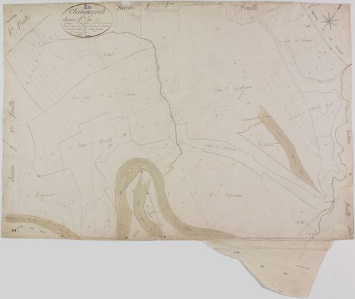 Champagnole, section E, Eclaiches, feuille 2.