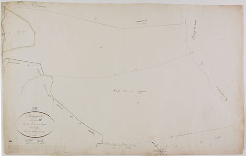Champagnole, section B, de l'Est ou de Sappois, feuille 6.