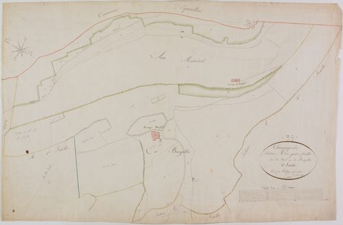 Champagnole, section A, le Nord ou Burgille, feuille 2.