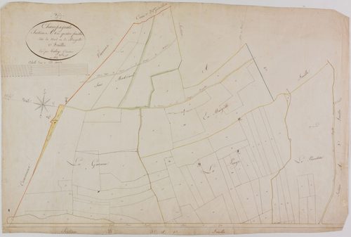 Champagnole, section A, du Nord ou Burgille, feuille 1.