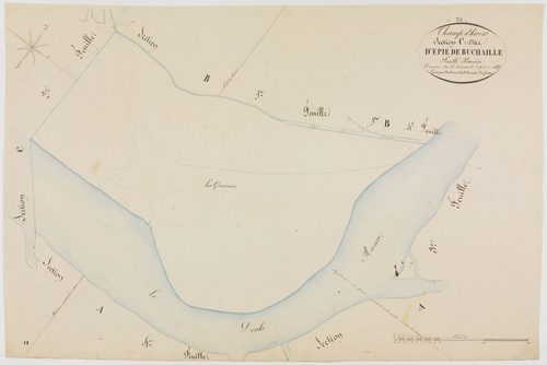 Champdivers, section C, Epie de la Buchaille, feuille 1.géomètre : Duchesne cadet