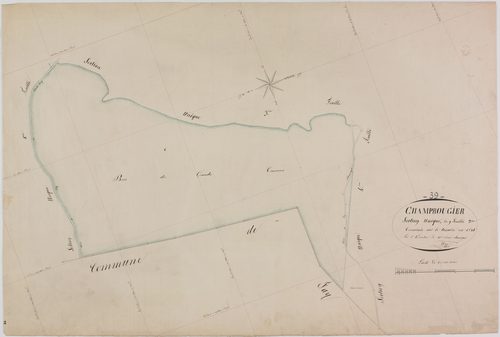 Champrougier, section unique, feuille 2.
