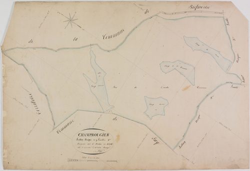 Champrougier, section unique, feuille 1.