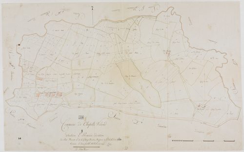 Chapelle-Voland, section E, Petit Romette et la Grange Boisson, feuille 1.géomètre : Lebeaud cadet [et Lebeaud aîné]