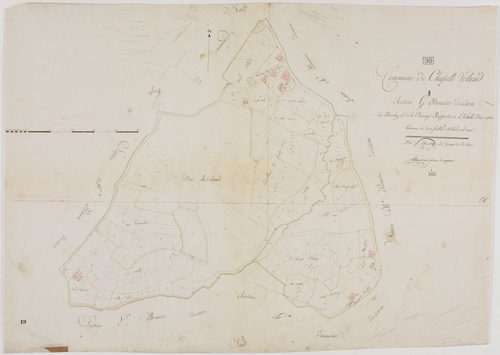 Chapelle-Voland, section G, les Bouchez et la Chanay, feuille 1.géomètre : Lebeaud aîné et Lebeaud cadet